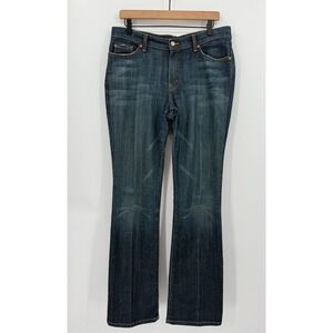 David Kahn‎ Jeans Womens 10 Blue Bootcut Dark Wash Lauren Denim Made USA
